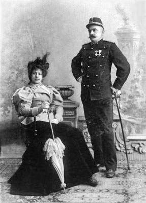 Margaretha Zelle and husband Rudolph MacLeod