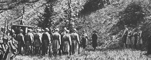 Die Hinrichtung am 15. Oktober 1917